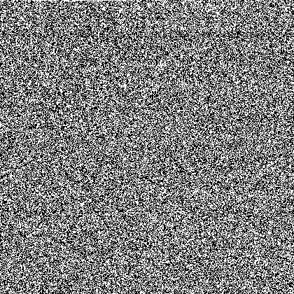 Acercamiento 1:1: cada pixel es un bit